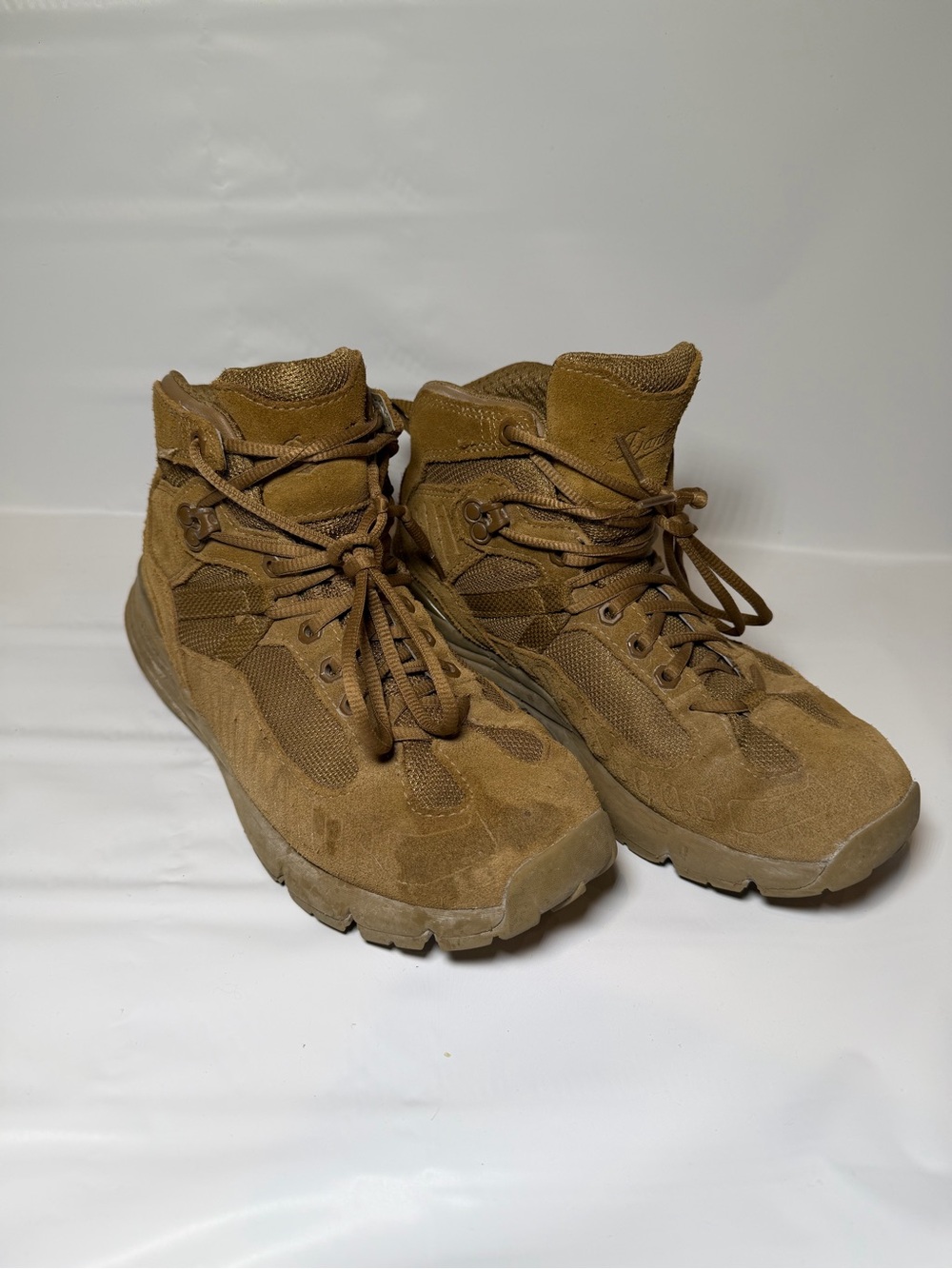 Danner FullBore 4.5" Coyote Hot tactical boots Vibram soles Sz 7.5 men’s